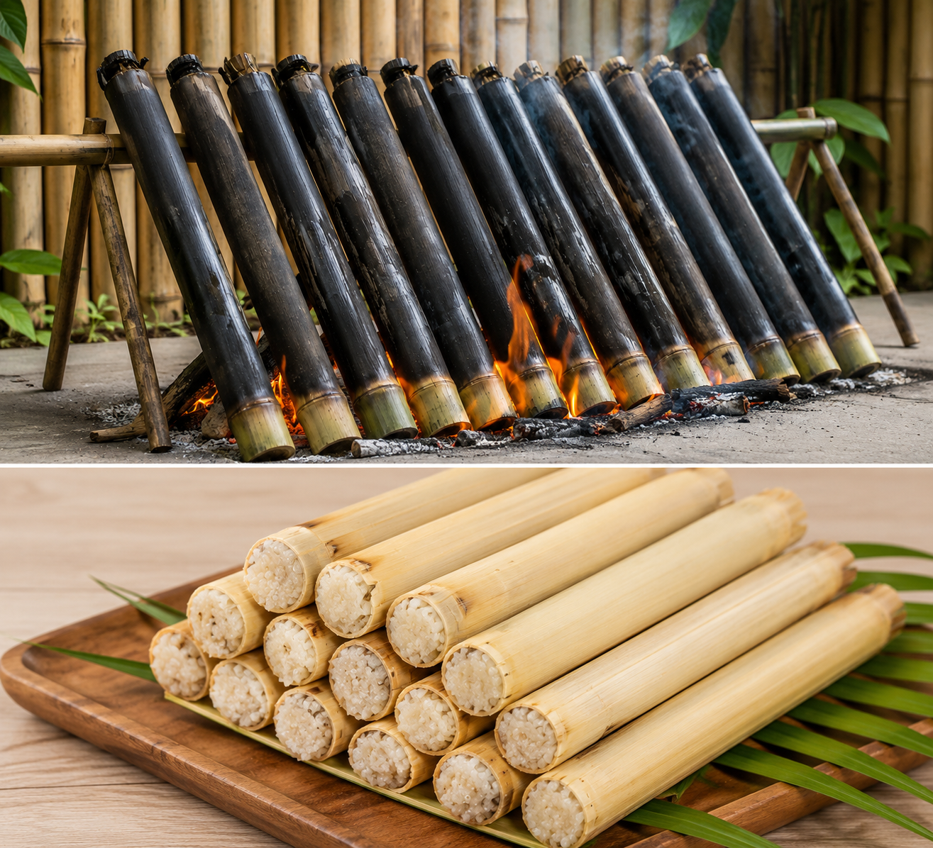 Pa,piong Balenangko dan pa,piong nasi ketan